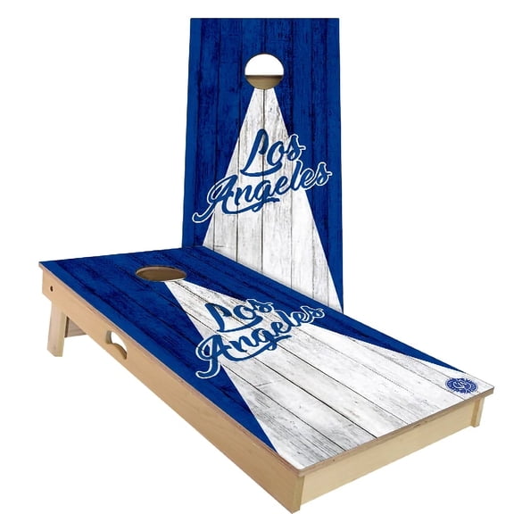 Skip's Garage | LA Triangle Baseball Cornhole Board Set | Includes Boards & Bags | Choose Your Size & Accessories