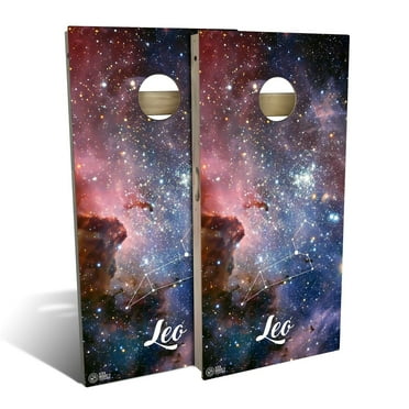 Skip's Garage LEO Outdoor Cornhole Game (Choose Wraps or Boards) Include Hole Lights Backyard 2x4