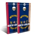 thumbnail image 1 of Skip's Garage | North Carolina State Flag 2.0 Cornhole Board Set | Includes Boards & Bags | Choose Your Size & Accessories, 1 of 7