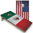 thumbnail image 1 of Skip's Garage | Mexico & USA Flag Cornhole Boards | Includes (2) Boards, (8) Bags & Optional Accessories, 1 of 7