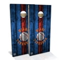 thumbnail image 1 of Skip's Garage | Miami Baseball Cornhole Board Set | Includes Boards & Bags | Choose Your Size & Accessories, 1 of 7
