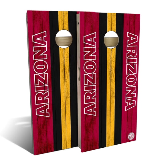 Skip's Garage | Arizona Football Cornhole Board Set | Includes Boards & Bags | Choose Your Size & Accessories