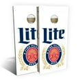 thumbnail image 1 of Skip's Garage Miller Lite Original Solid Wood Cornhole Board Set, 1 of 6
