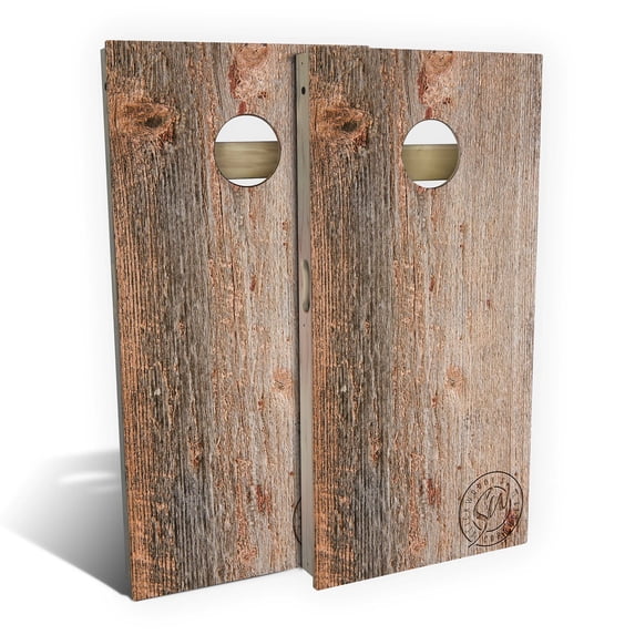 Skip's Garage | Moss Wood Premium 2x4 Cornhole Board Set (24" x 48") | Includes (8) Bags + Various Accessory Options