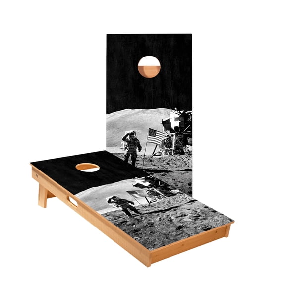 Skip's Garage | Moon Landing Cornhole Boards