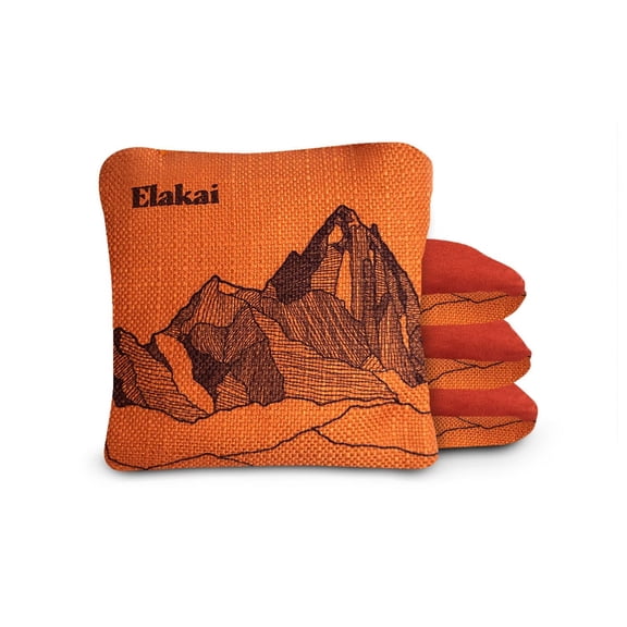 Skip's Garage | Mount Elakai Dual Sided Pro Cornhole Bags | (Set of 4)