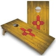 thumbnail image 1 of Skip's Garage | New Mexico Flag Cornhole Boards | Includes (2) Boards, (8) Bags & Optional Accessories, 1 of 7