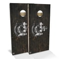 thumbnail image 1 of Skip's Garage | Maine Flag Rustic Cornhole Board Set | Includes Boards & Bags | Choose Your Size & Accessories, 1 of 7