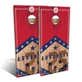thumbnail image 1 of Skip's Garage | Arkansas State Flag 2.0 Cornhole Board Set | Includes Boards & Bags | Choose Your Size & Accessories, 1 of 7