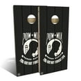 thumbnail image 1 of Skip's Garage POW MIA Outdoor Cornhole Board Set Include Case + Hole Lights Backyard 2x4, 1 of 5