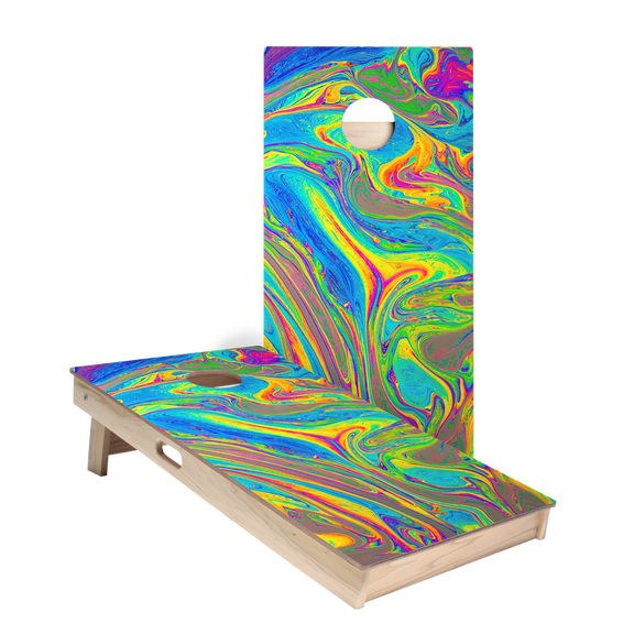 Skip's Garage | Prism Spectrum Cornhole Boards | Includes (2) Boards + Optional Bags & Accessories