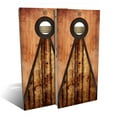 thumbnail image 1 of Skip's Garage Pyramid Outdoor Cornhole Board Set Include Hole Lights Backyard 2x4, 1 of 5