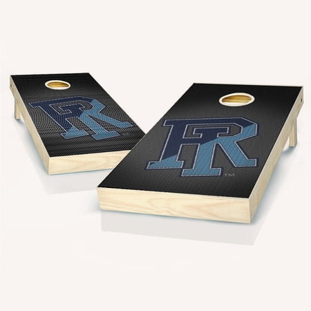 Skip's Garage Rhode Island Slanted Solid Wood Cornhole Board Set
