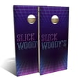 thumbnail image 1 of Skip's Garage | 80s Neon Logo Cornhole Board Set | Includes Boards & Bags | Choose Your Size & Accessories, 1 of 7