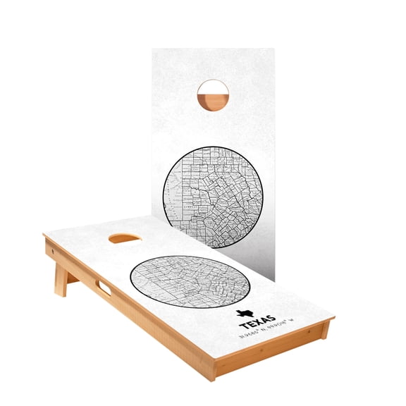 Skip's Garage | Texas State Map Cornhole Boards