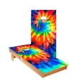 thumbnail image 1 of Skip's Garage | Tie-Dye Color Cornhole Boards with Bags, 1 of 7
