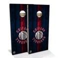 thumbnail image 1 of Skip's Garage | Chicago C Baseball Premium 2x4 Cornhole Board Set (24" x 48") | Includes (8) Bags + Various Accessory Options, 1 of 7