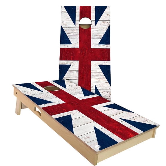 Skip's Garage | England Flag Cornhole Board Set | Includes Boards & Bags | Choose Your Size & Accessories