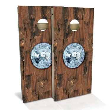 Skip's Garage Washington Flag Outdoor Cornhole Board Set NO Accessories Backyard 2x4