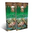 thumbnail image 1 of Skip's Garage | Fishing Trip Backyard 2x4 Cornhole Board Set (24" x 48") | Includes (8) Bags + Various Accessory Options, 1 of 7
