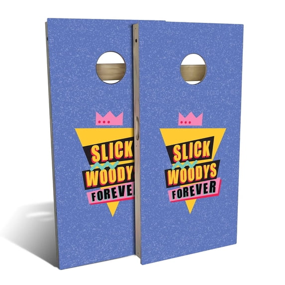 Skip's Garage | 90s Forever Cornhole Board Set | Includes Boards & Bags | Choose Your Size & Accessories