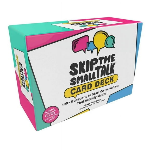 Skip the Small Talk Card Deck: 100+ Questions to Start Conversations That Actually Matter!
