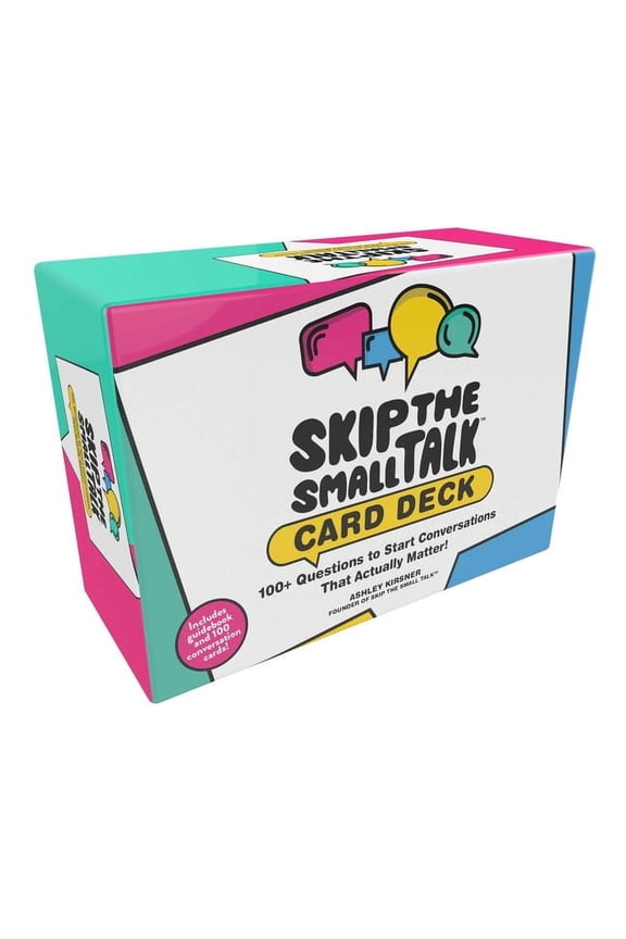 Skip the Small Talk Card Deck: 100+ Questions to Start Conversations That Actually Matter!