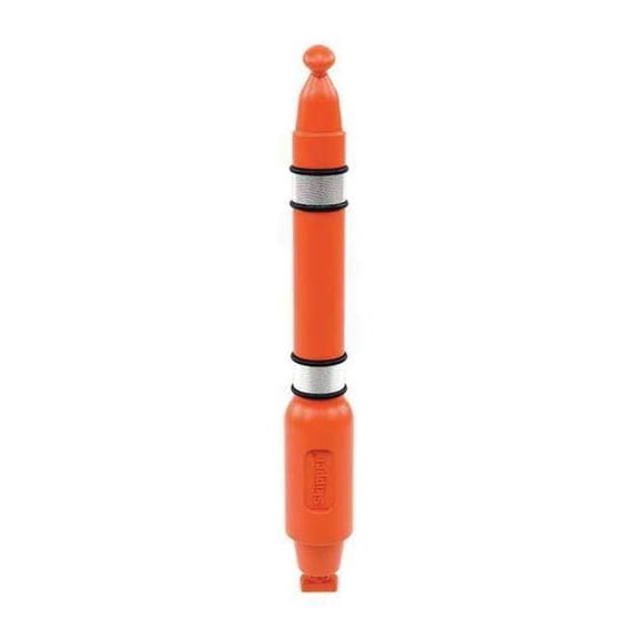 Skipper Single Belt Post,39-13/32 in. H,Orange post01-O