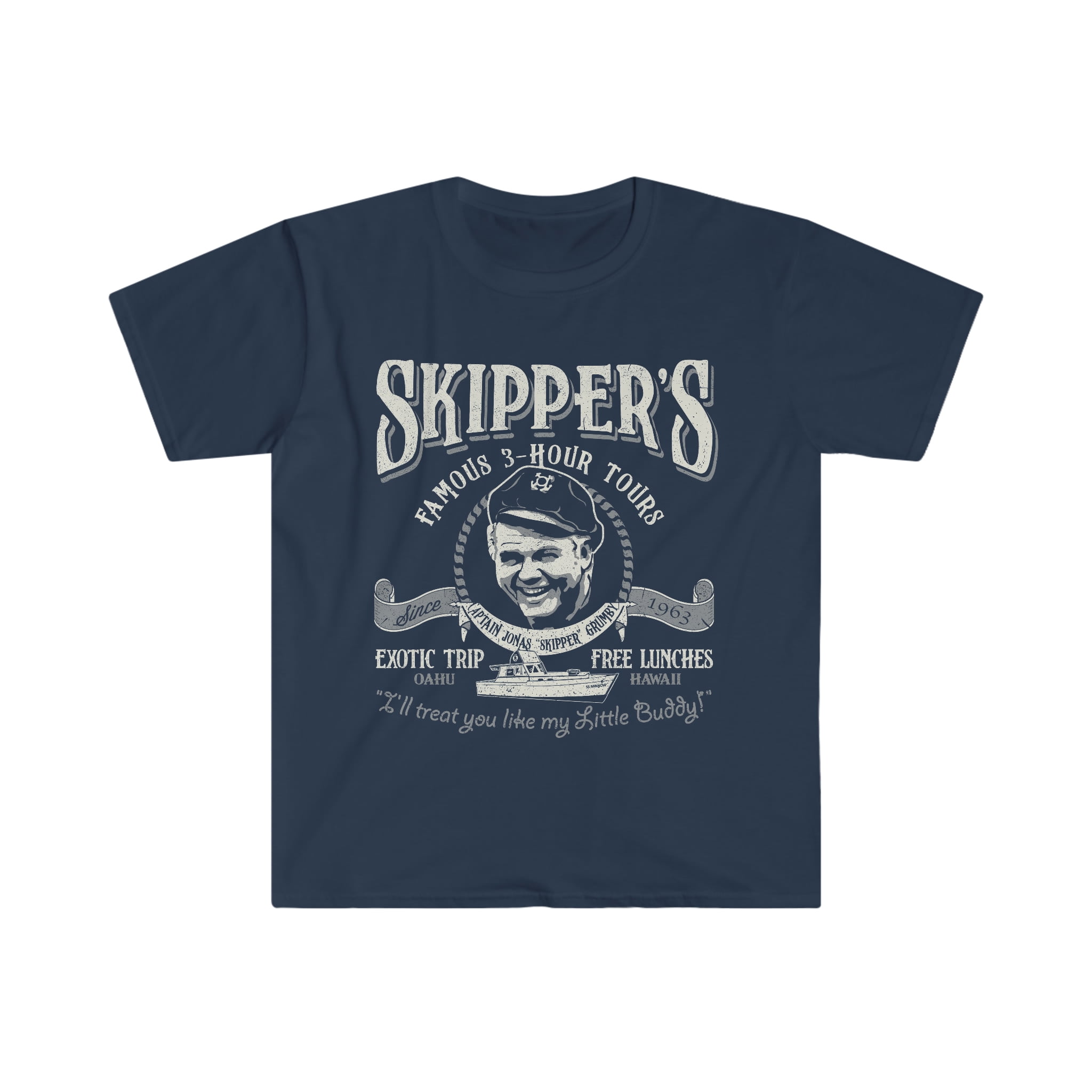 Skipper's Famous 3 Hour Boat Tours Gilligan's Island T-Shirt
