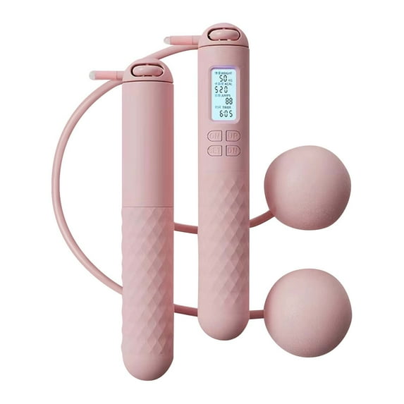 Skipping Rope with Counter ( With/Without Rope) Skipping Relativelk Weighted with Counter Handle That Enables You to Hold It Firmly While Jumping Rope Weight Load Design