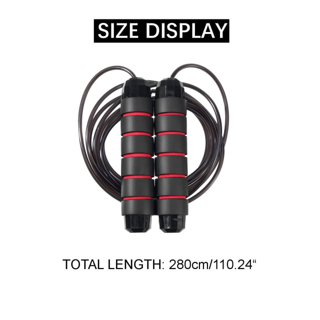 Skipping Rope Speed Weighted Jump Rope Workout Training Gear Adjustable ...