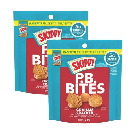 Skippy Bites Graham - 6 oz (2 pack)
