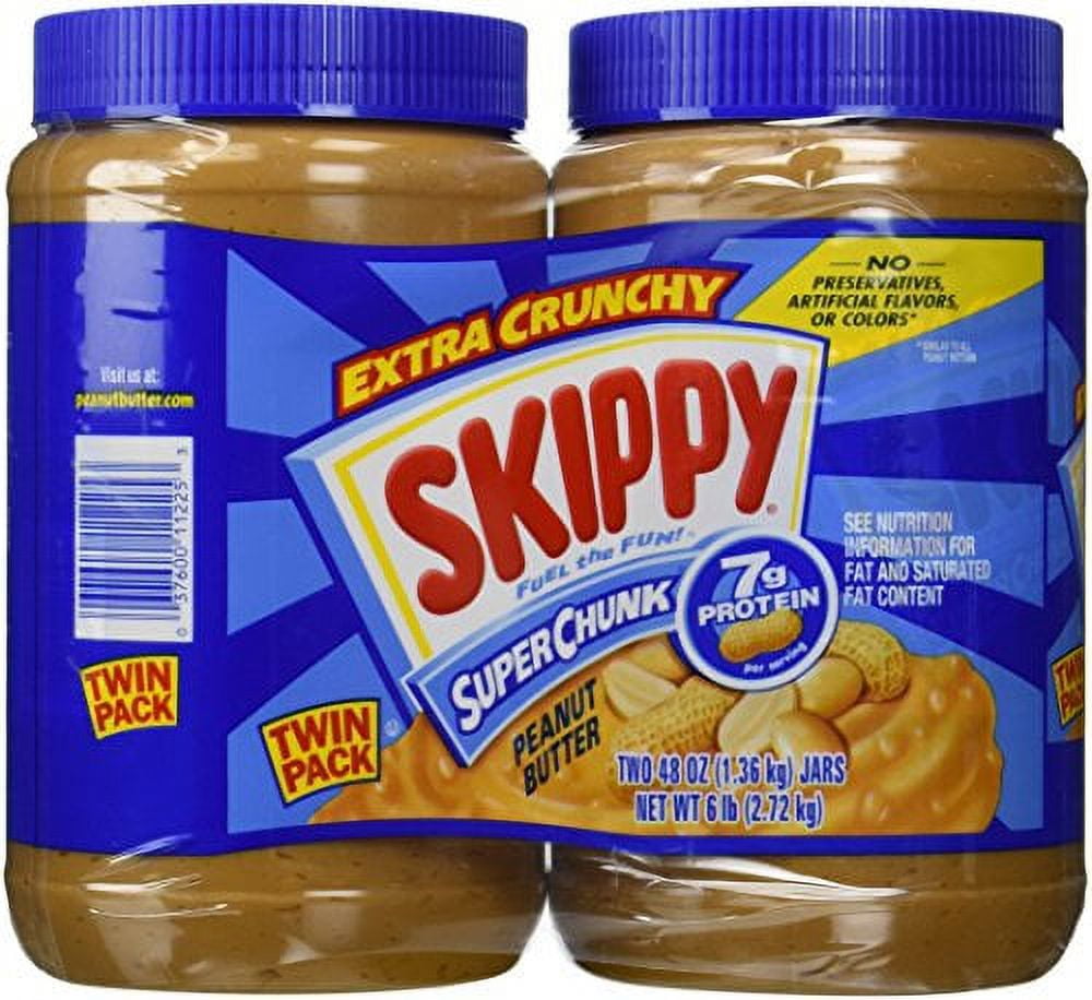 Skippy Chunky Peanut Butter-48 oz, 2 ct by Skippy