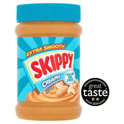 Skippy Smooth Peanut Butter 454g, British Import (Pack of 2)