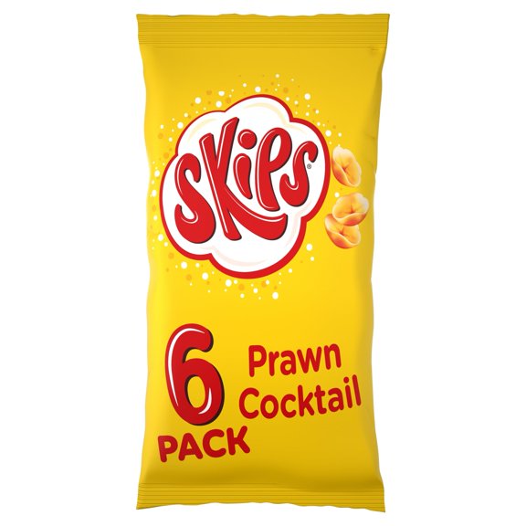 Skips Prawn Cocktail Multipack Crisps 6x13.1g, Imported from Britain