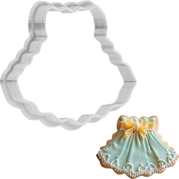 Skirt Cookie Cutter 4 Inch Made in USA by WONDERTORY