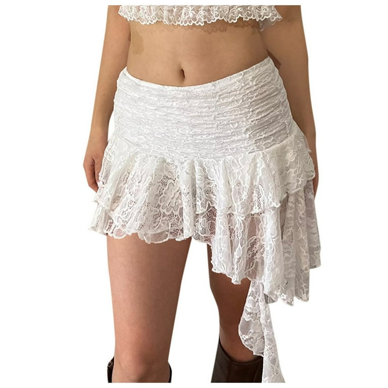 Lace skirt with shorts underneath store