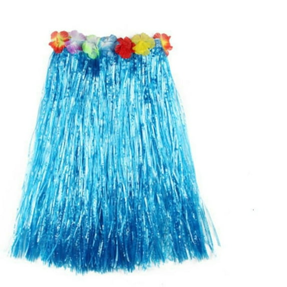 Skirt Women Ladies Fashion Carnival Brilliant Silk Dance Grass Skirt Performance Pleated Skirt plus Size