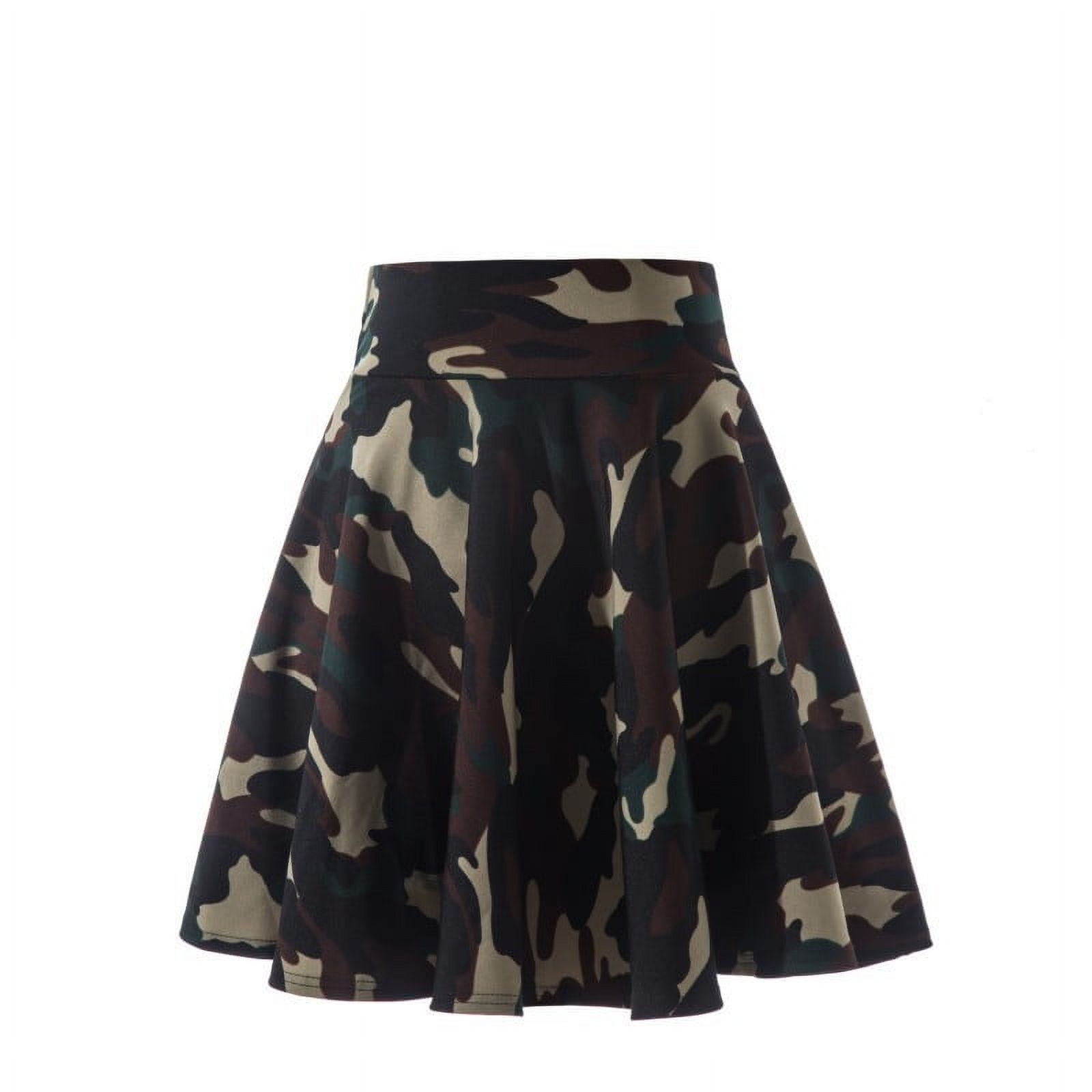 SANGTREE Women's Belted A-Line Pleated Mini Skirt - Stretchy Y2K Club Skirt, Above Knee, Casual & Party Wear
