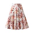 thumbnail image 1 of Skirt for Women Summer, Women Fashion Casual Long A-line Skirt Sexy Women High Comfy Long Skirt on Clearance, 1 of 6