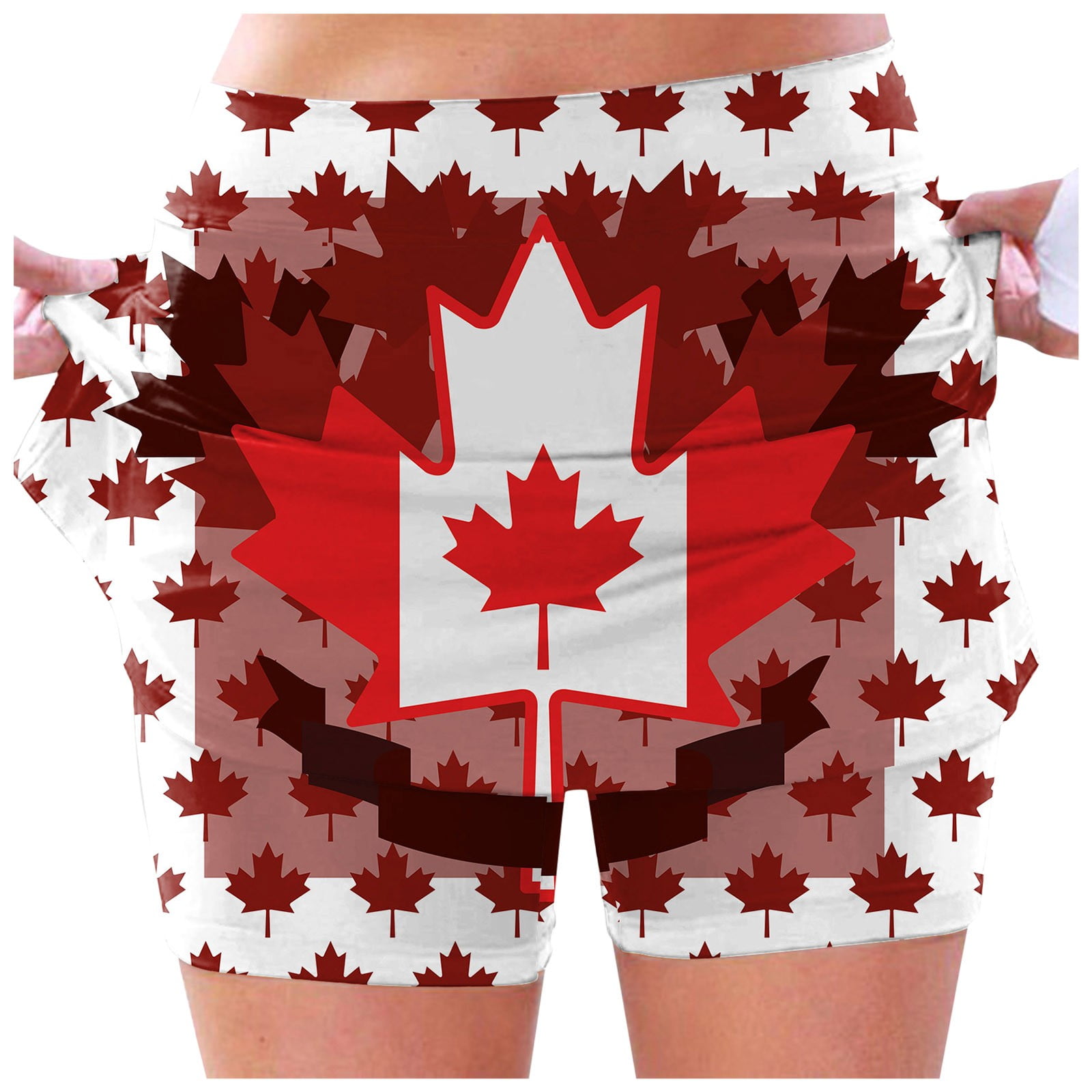 Skirts For Women Trendy Summer Stretch Yoga Culottes Solid Athletic