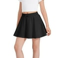 thumbnail image 1 of Skirts for Girls 12-14 Kids Girls Skirt Casual Mini Flare Plain Skirts Solid Color Bow High Waist Stretchy Sports Skirts Elastic Tennis Skorts School Uniform Skirts Flowy Skirts, 1 of 8