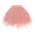 thumbnail image 1 of Skirts for Women Irregular Layered Netted Short Skirt for Spring and Summer High Waisted Puffy Egg Shape Mid Length Skirt Fashionable Everyday Red 3 L, 1 of 2