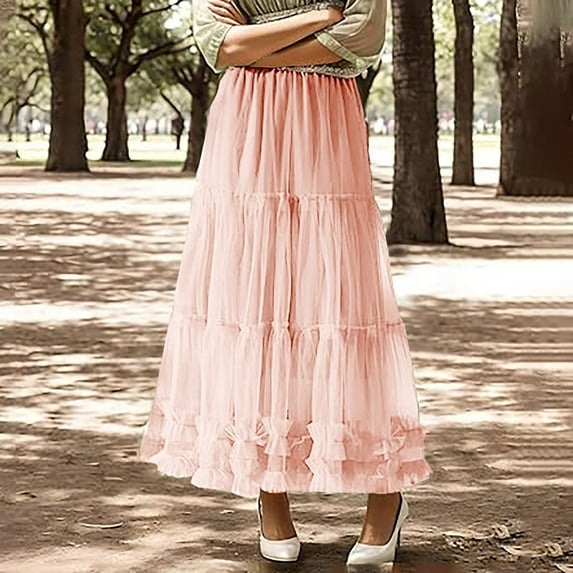 Skirts For Women Long Length Tutu Fairy Tiered Skirt A Line Mesh Elastic Waist Skirts Belly Dancing Skirt Denim Skirt Knee Length Skirts for Women Belly Dance Skirt Tassel Scarf Sequin Wrap Cargo