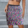 thumbnail image 1 of Tennis Skirts for Women Summer Skirt Ladies Dance Performance Skirt Sequin Fine Cheerleader Tutu Skirt Dresses Lightweight Fit Elegant Stage-Ready Clear One Size, 1 of 3