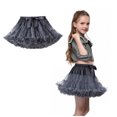 thumbnail image 1 of Skirts for Girls Layered Grey Tutu Elastic Waist Ballet Skirt Birthday Dress 1-3 Years, 1 of 3