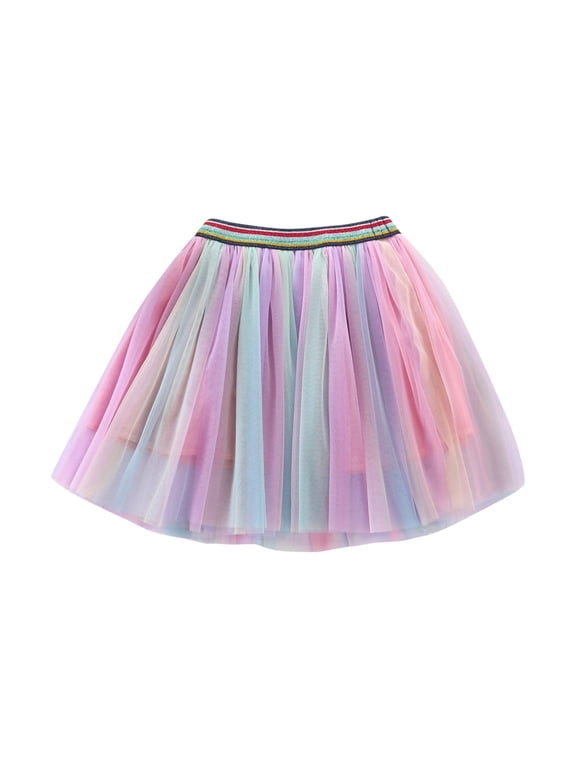 Skirts for Kids Ballet Tie Dye Rainbow Star Dance Plus Size Dresses,Purple,110