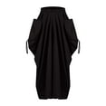 thumbnail image 1 of Skirts for Women Bohemian Style Loose Fitting Casual High Waisted Maxi Skirt with Pocket Summer Beach Vacation Long Skirts for Women, 1 of 4