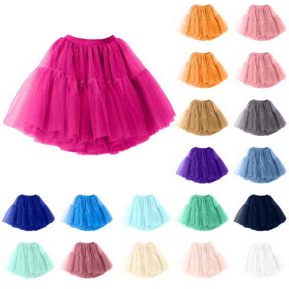 Skirts for Women Carnival Mesh Half With Top Bottom Patchwork Style Puffy Tutu Casual Comfortable Womens Skirt Blue