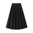 thumbnail image 1 of Skirts for Women Casual High Waisted Drape Pleated A Line Flowy Summer Beach Vacation Long Maxi Skirts, 1 of 6